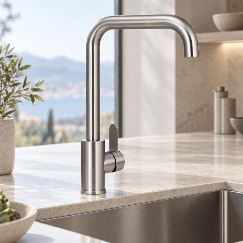 Aquanello Forma  RVS Eenhendel Keukenmengkraan SS-1001-FM